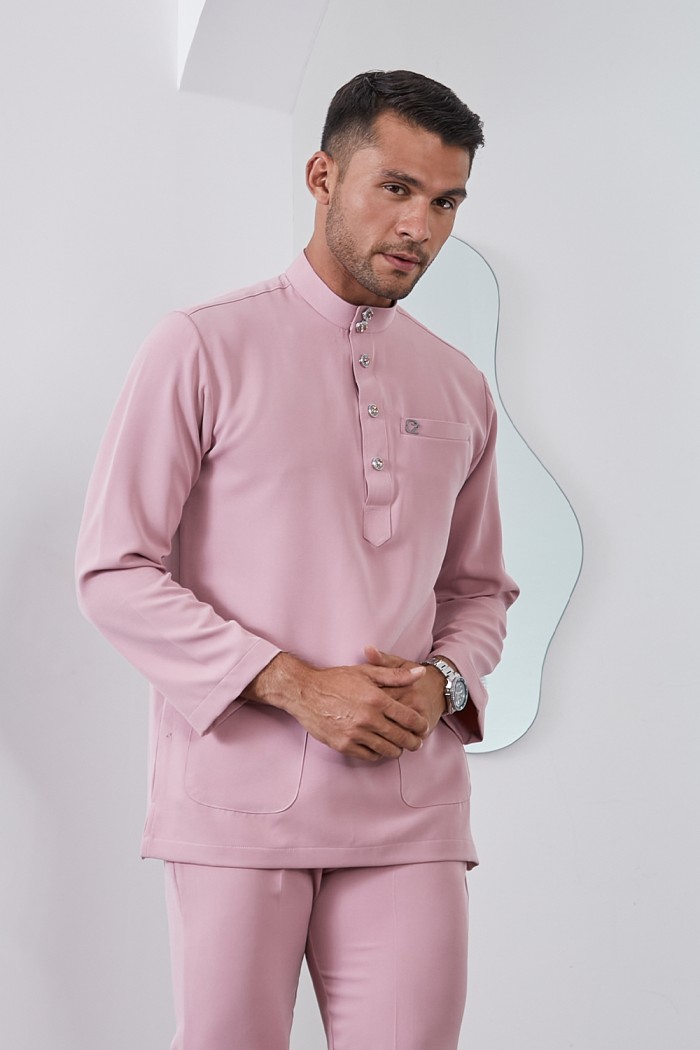 Baju Melayu Yusoff - Dusty Pink
